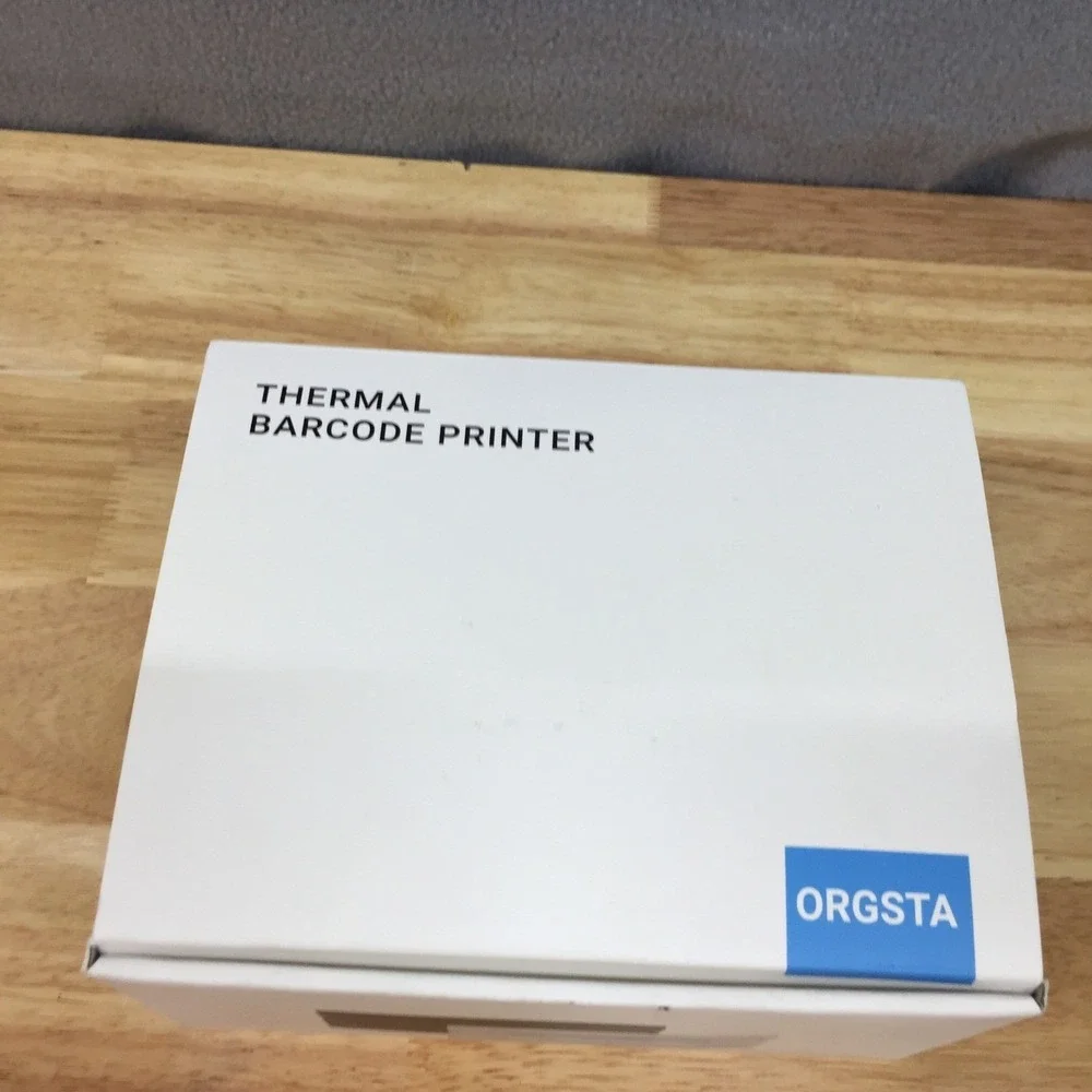 ORGSTA T001Plus Thermal Barcode Printer Bluetooth Shipping Label Maker White